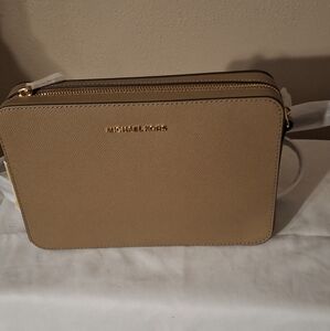 Michael Kors Beige Crossbody Bag